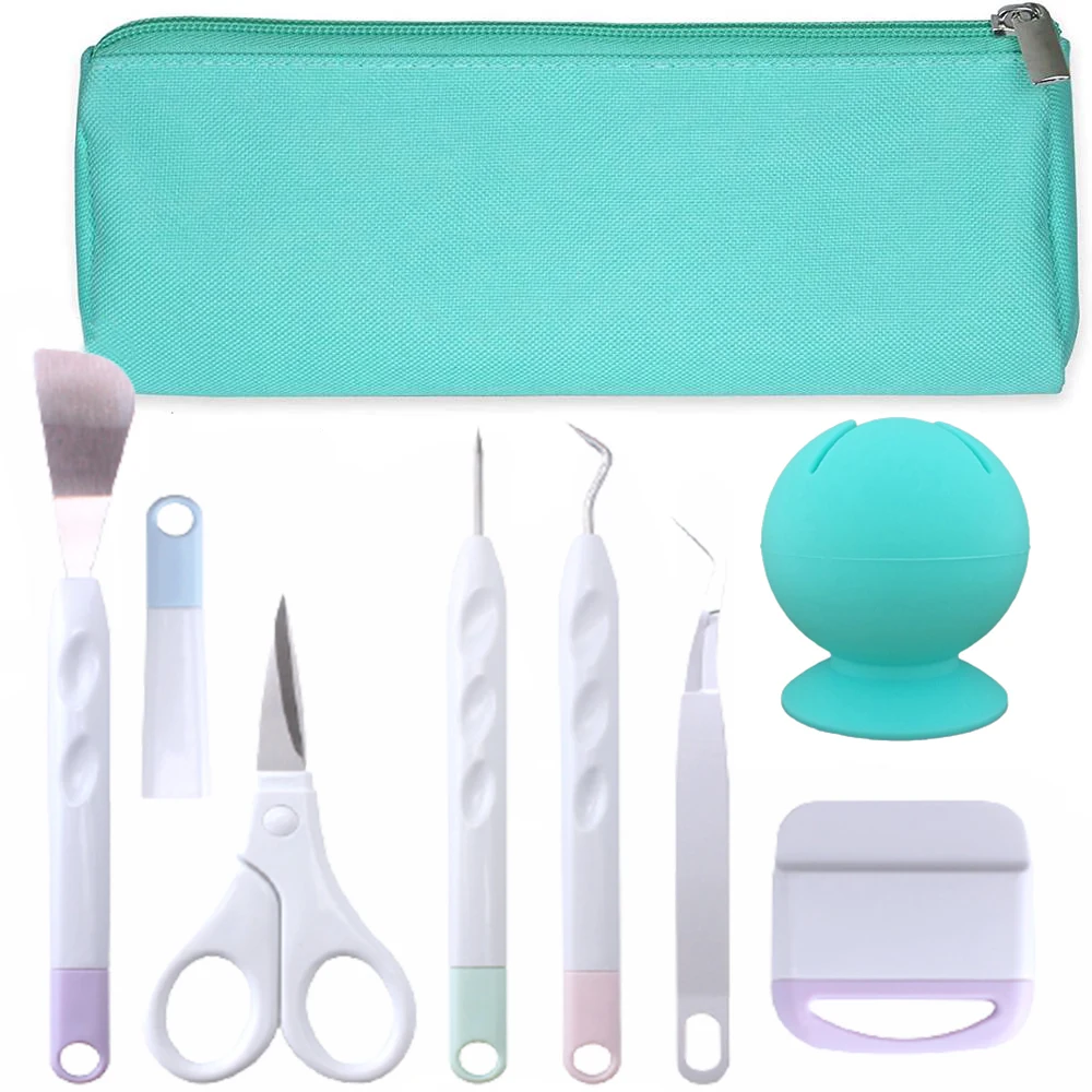 

Vinyl Weeding Tools Set For Vinyl With Hook Weeder Piecing Tool Starter Tool Kit For Cricut Joy Weeding Tool Set Accessories