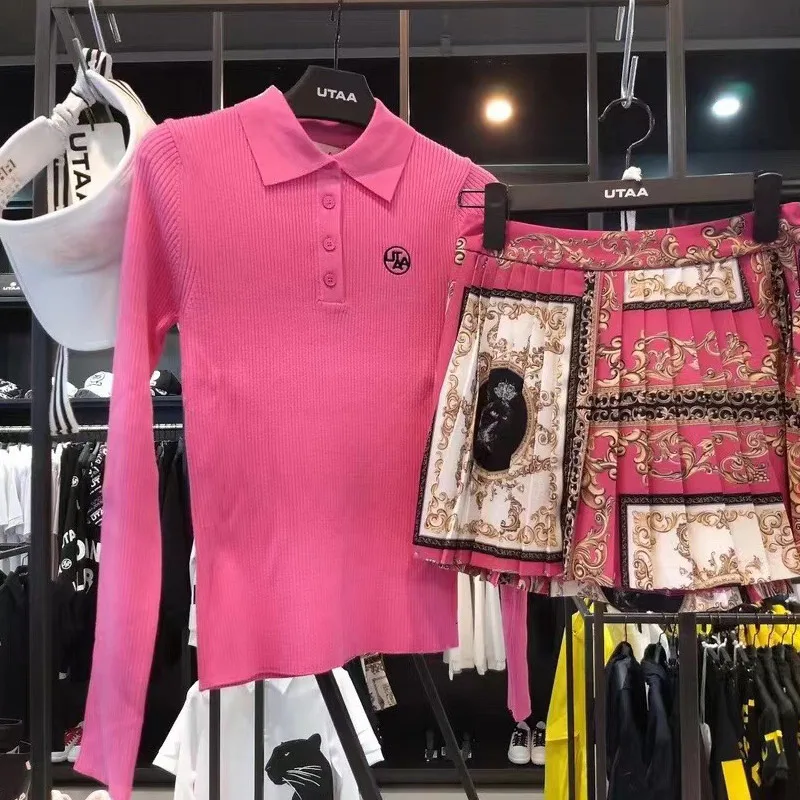 Symbol PK Knit Pullover Casual Knit Sweater for Women Long Sleeve Pullover Knitwear Button Decor Lightweight Jumper Top