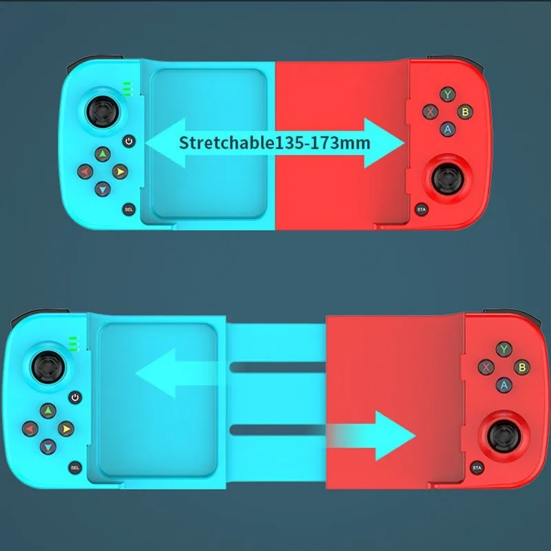 

Mobile Phone Wireless Bluetooth 5.0 Game Handle, Android/Ios Direct Connection MFI Mobile Game Stretching Handle Surprise price
