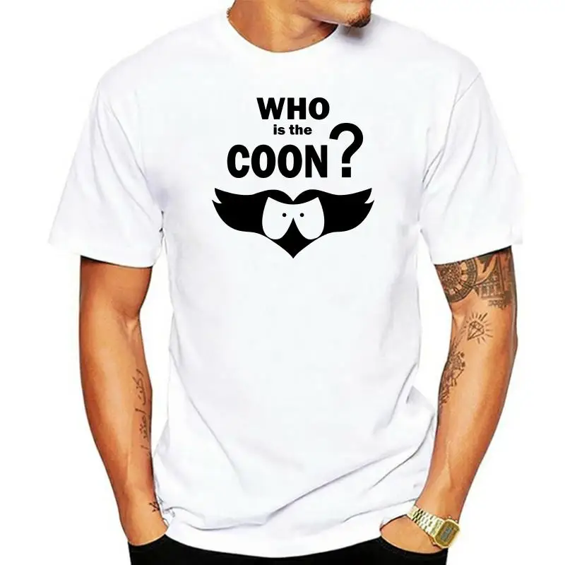 

T-Shirt. Who Is The Coon T-Shirt. MENS Stick of Truth Eric Cartman vintage graphic Tee Tshirt