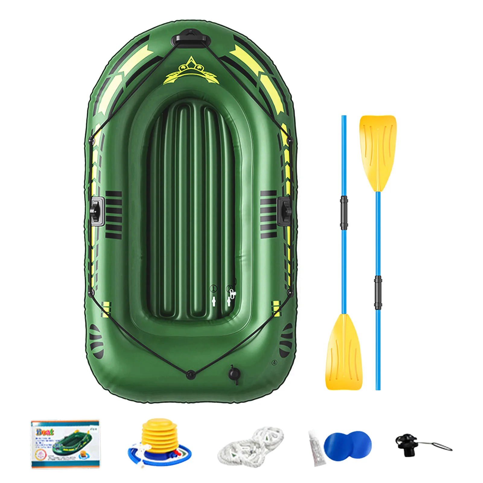 

Adult Iatable Boats Iatable Seat Cushion Waterproof Canoe Kayak Drifting Boat With Oars Pump For Fishing Boat Accessories