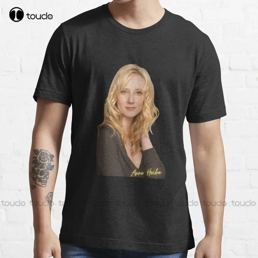 Трендовая футболка Anne Heche мужская белая на заказ для взрослых и подростков