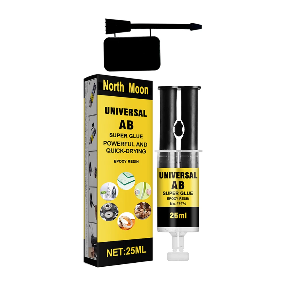 

Универсальный 25 мл эпоксидная смола AB клей портативный Быстросохнущий герметик сильный клей для ремонта металла акрила