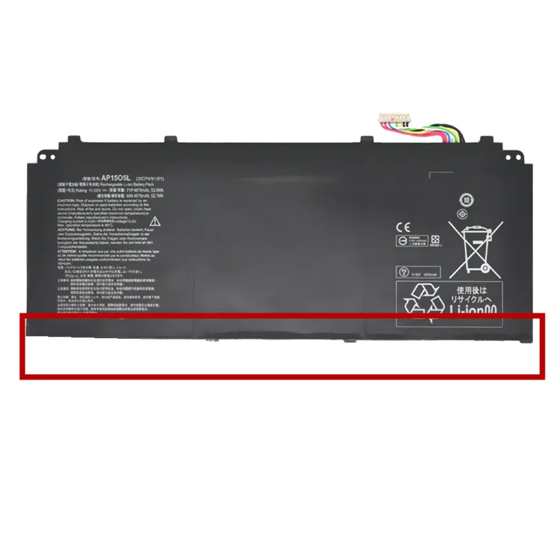 Аккумулятор для ноутбука AP1505L AP15O5L AP1503K 11.55V 53.9Wh для Acer Aspire S 13 S5-371 S5-371-52JR S5-371-7278 767P CB5-312T.