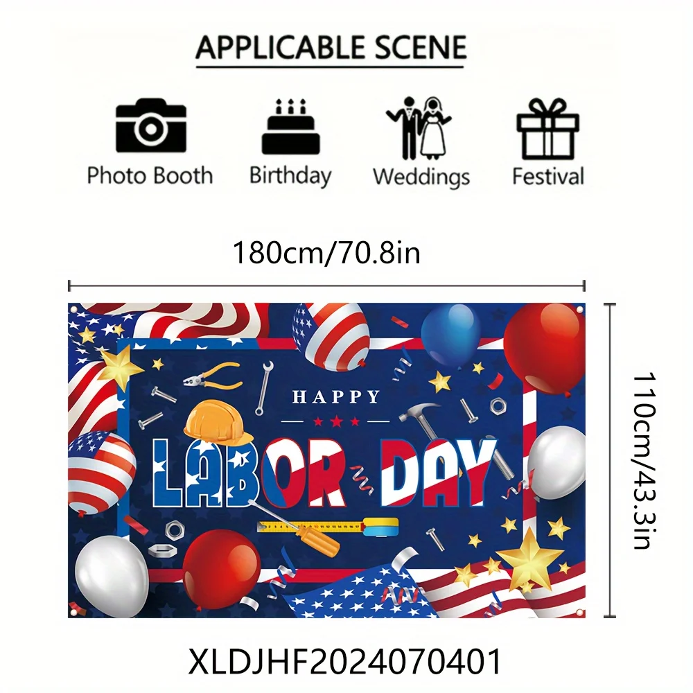 День счастья труда отпраздник работоспособности путем украшения баннера