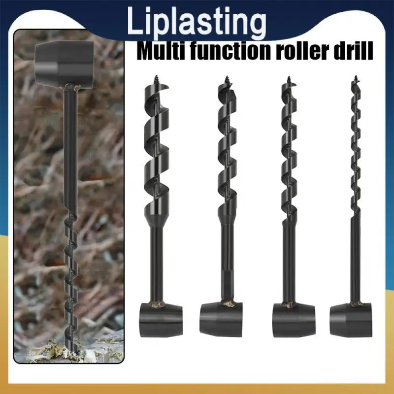 

Branch Drills Wood Auger Hand Drill Hand Auger Drill Bit Carbon Steel Multifunction Handle Lengthened Survival Drill Bit