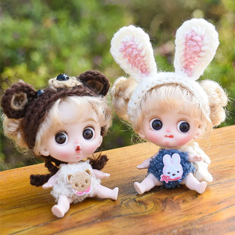 Новинка Kawaii 1/12 детская карманная кукла 10 см Ob11 куклы с одеждой наряд платье
