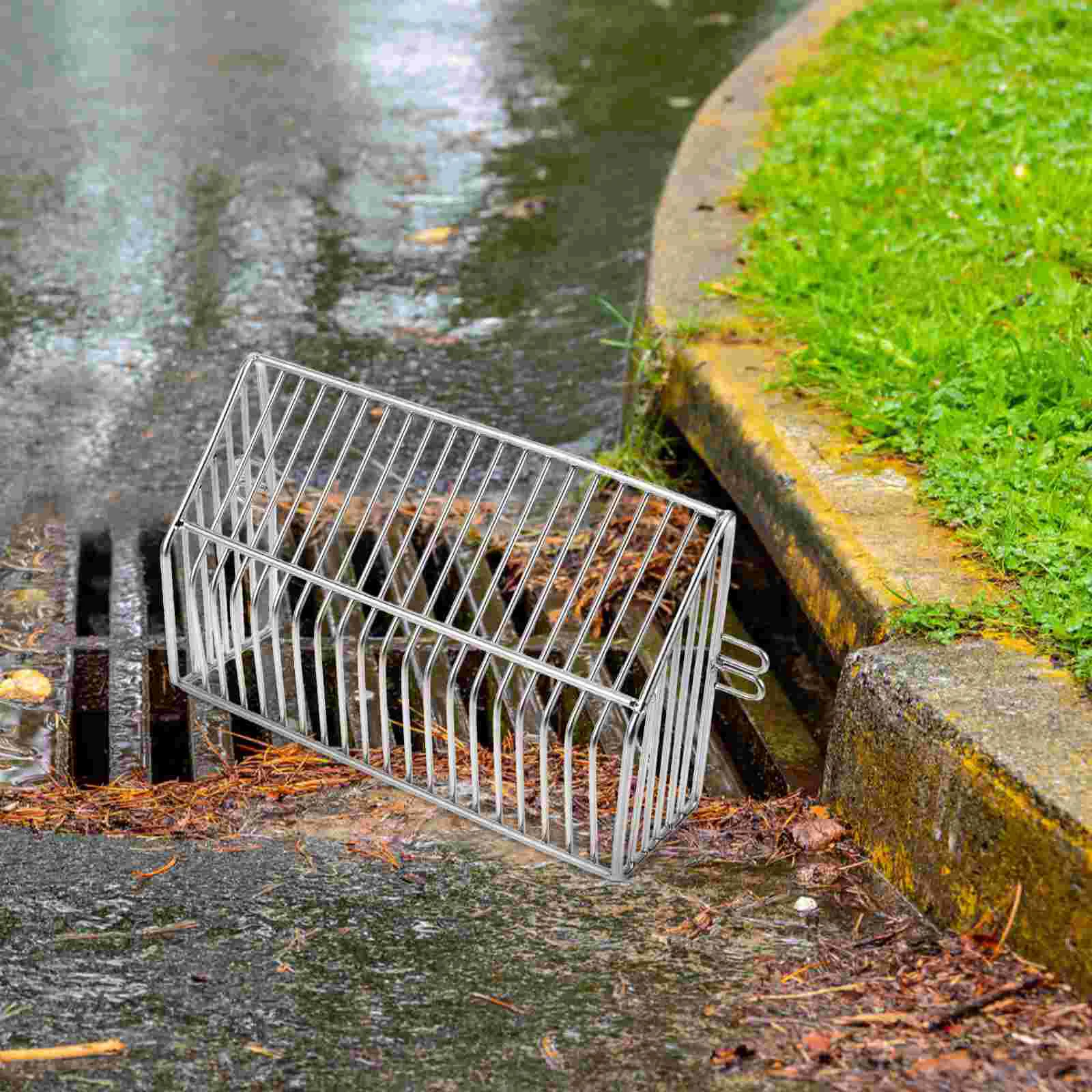 

Downspouts Sewer Filter Floor Drain Roof Anti-block Drainer Stainless Steel Net Cover