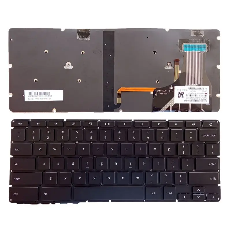 

Black us English backlit keyboard for HP chromebook 13 G1 laptop keyboard