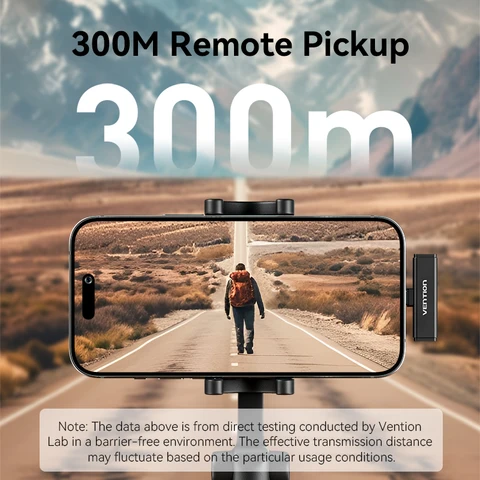 Беспроводной лаvalier микрофон VEnTIOn для смартфона