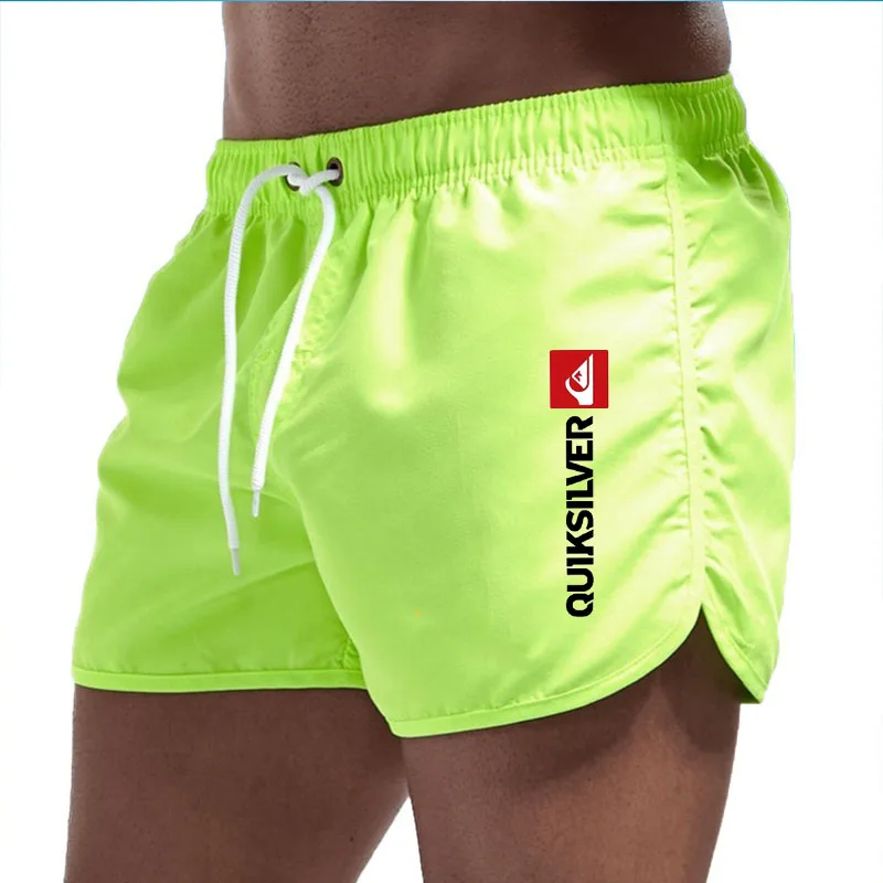

Summer Men's Beach Shorts movement Shorts 2022 Polyester Casual Bermudas Letter Boardshorts Homme Classic Clothing