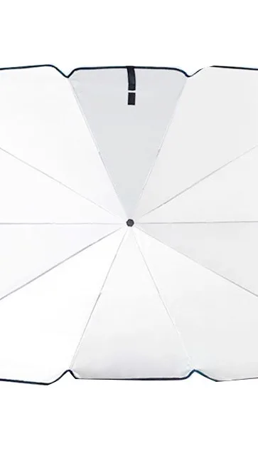 

car umbrella tents Portable nylon sunshade cover UV resistant foldable windshield car umbrella for automobile internal