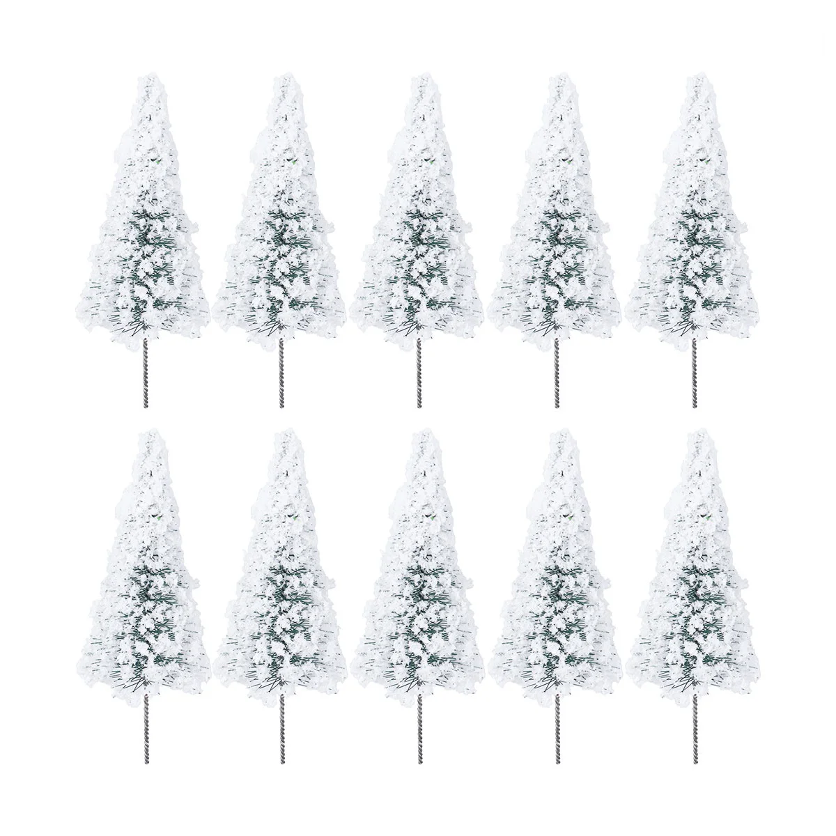 10 шт. гирлянда из искусственного кедра модель дерева миниатюрный пейзаж поезд