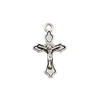 20pcs jesus christ crucifix cross charms pendants for jewelry making bracelet necklace findings