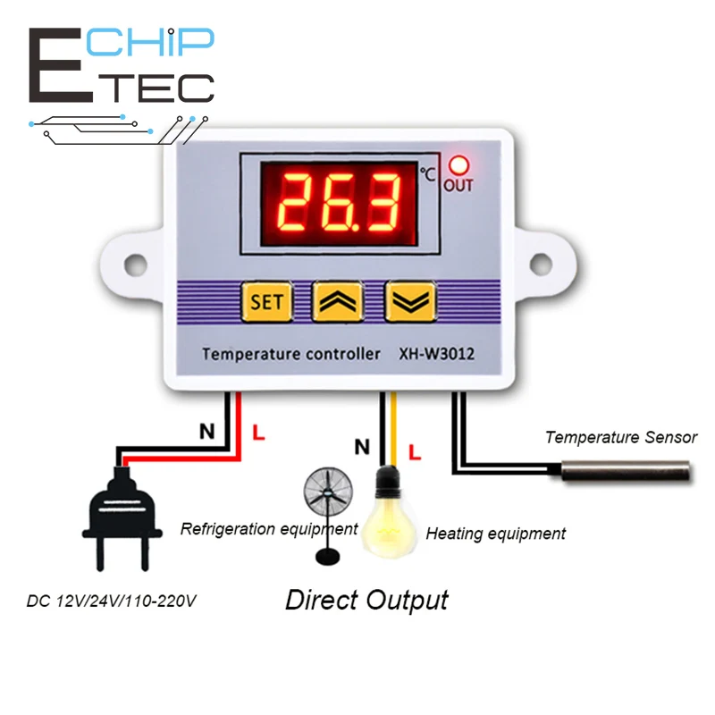 

Бесплатная доставка, стандартный Высокоточный цифровой термостат, переключатель регулятора температуры 30 ~ 220 ℃