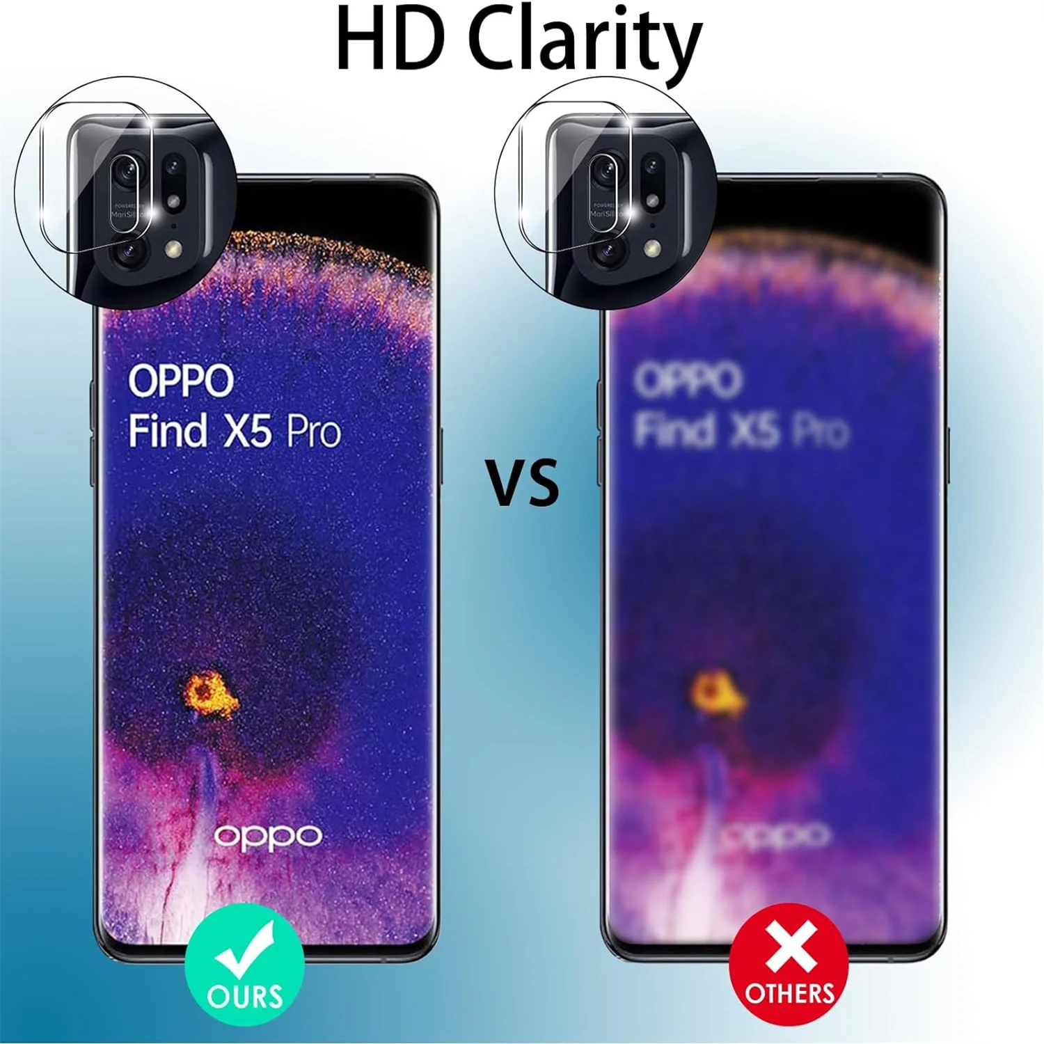 Для OPPO Find X5 Pro 9H изогнутая четырехсторонняя клейкая защита для экрана 2/4 шт HD