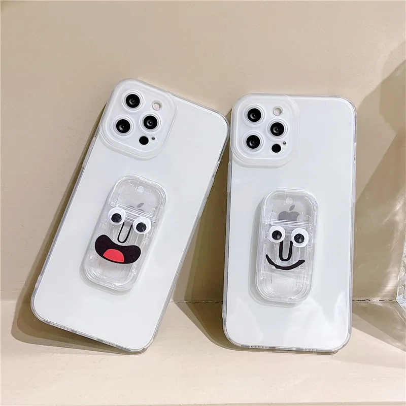 

Cute Delicacy Croissant Folding Stand Girl Soft Case For Iphone 11 12 13 Pro Max 7 8 Plus Xr X Xs Se 2020 Anti-drop Cover Fundas