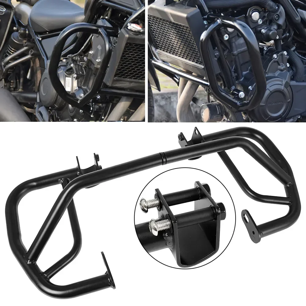 

Engine Guard Bumper Protection Crash Bar Frame Steel Black For Honda Rebel 500 300 CMX 300 500 CMX300 CMX500 Rebel Motorcycle