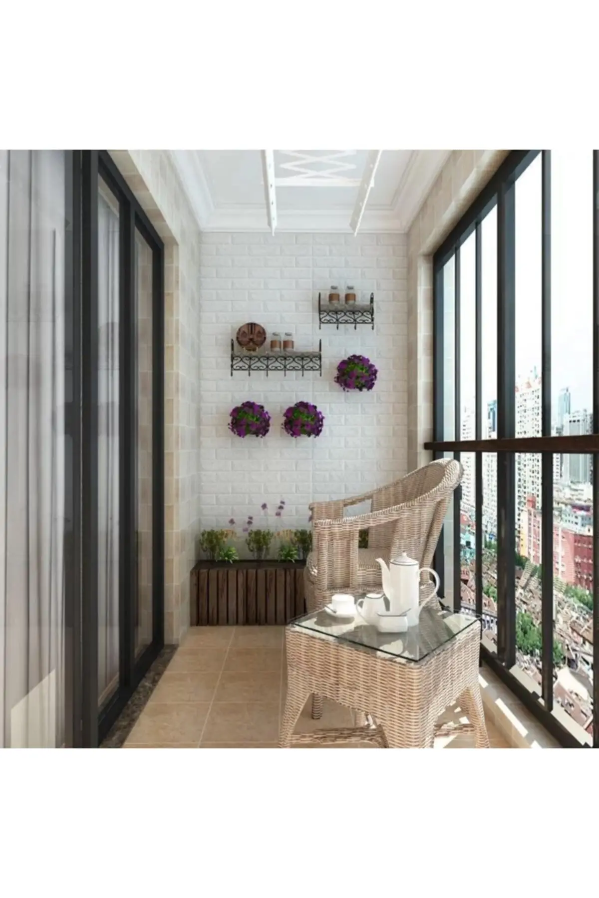 Самоклеящаяся Белая настенная панель 3D Съемная мебель Настенная бумага для