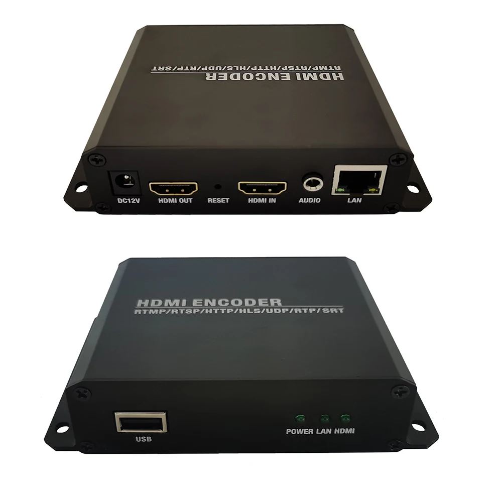 H265/H264 Кодер 4k HDMI + USB-IP-камера Вход IP-выход (RTMP/UDP/HTTP/RTSP) Ultra для потоковой передачи