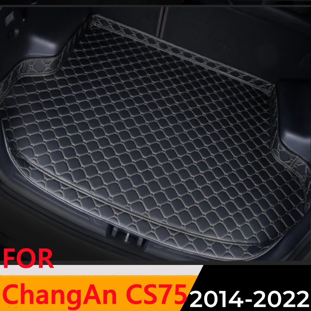 

Sinjayer Car Trunk Mat Waterproof AUTO Parts Tail Boot Carpets High Side Rear Cargo Liner Pad Fit For ChangAn CS75 2014 15-2022