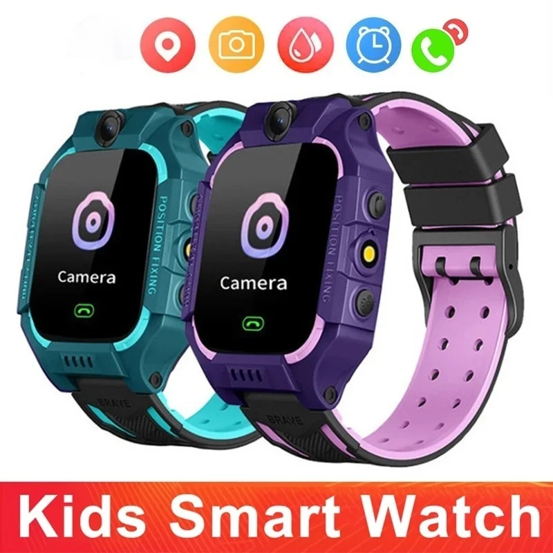 

Childrens Smart Watch, Student Gps Positioning Touch Photography Smart Childrens Phone Applicable To Android And Ios Waterproof