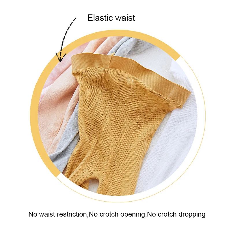 Children's Pantyhose Bow Print Fishing Nets  Baby  Summer Thin Mesh Princess Style Socks Breathable Girl Accessor