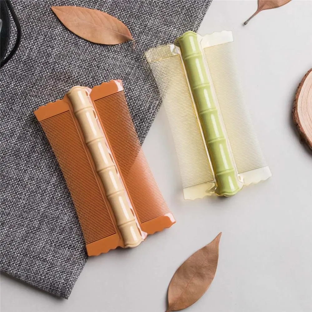 

Двухсторонняя Расческа для вшей, портативные узкие тонкие гребни для удаления вшей, гребни для удаления блох, инструменты для укладки