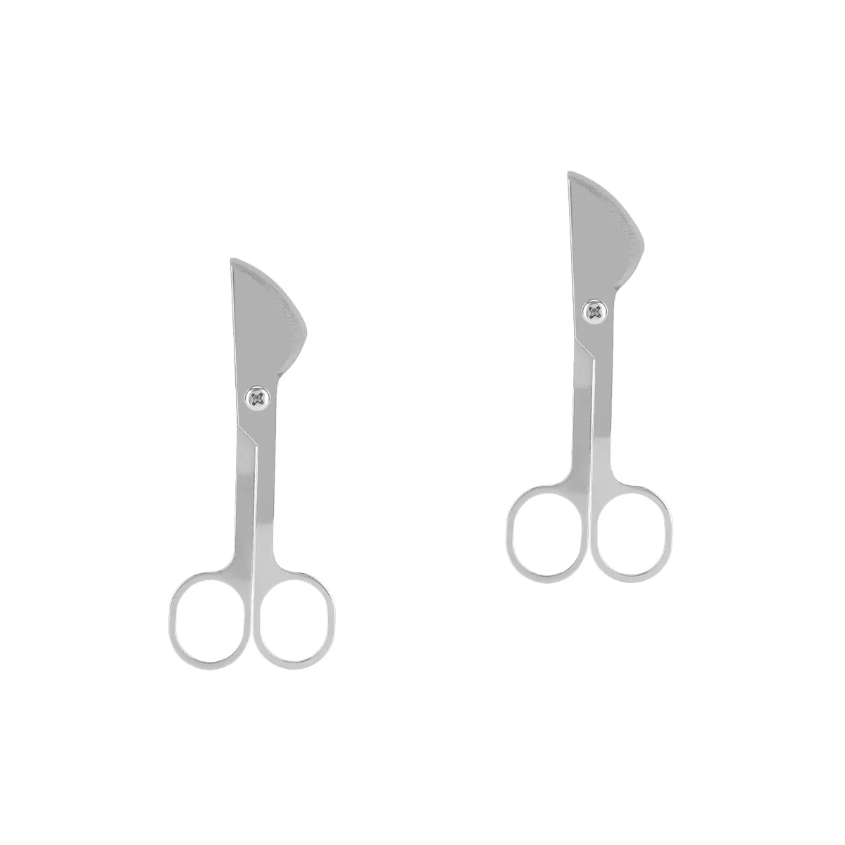 

2x farm tool cattle fine tube scissors cattle tool cattle supplies fine tube scissors stainless steel