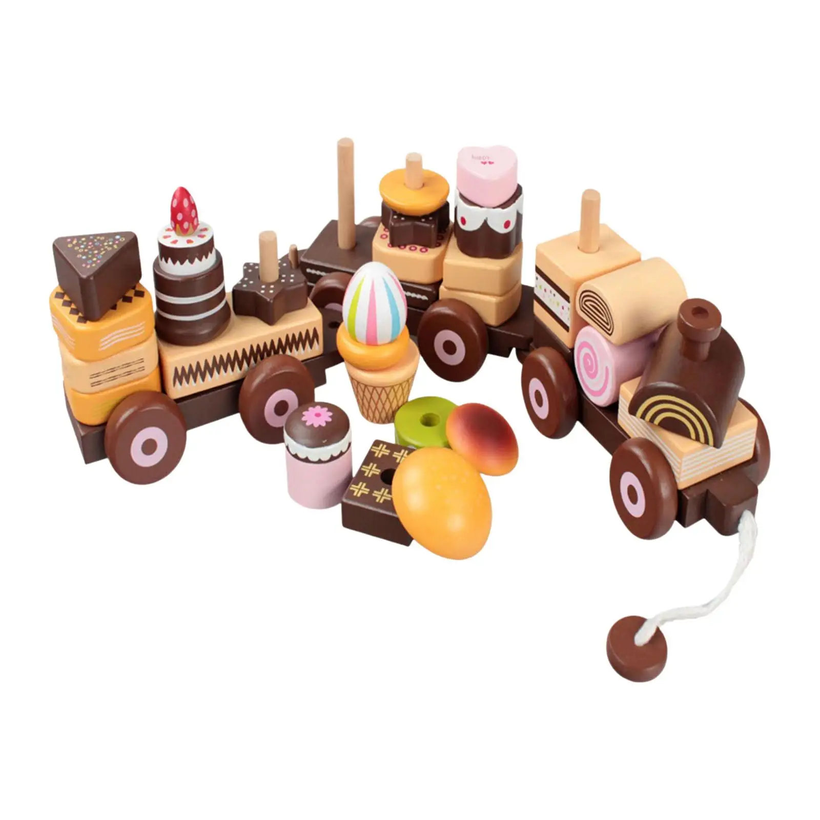

Train Cake Toys Early Educational Pretend for Toddlers Party Favors