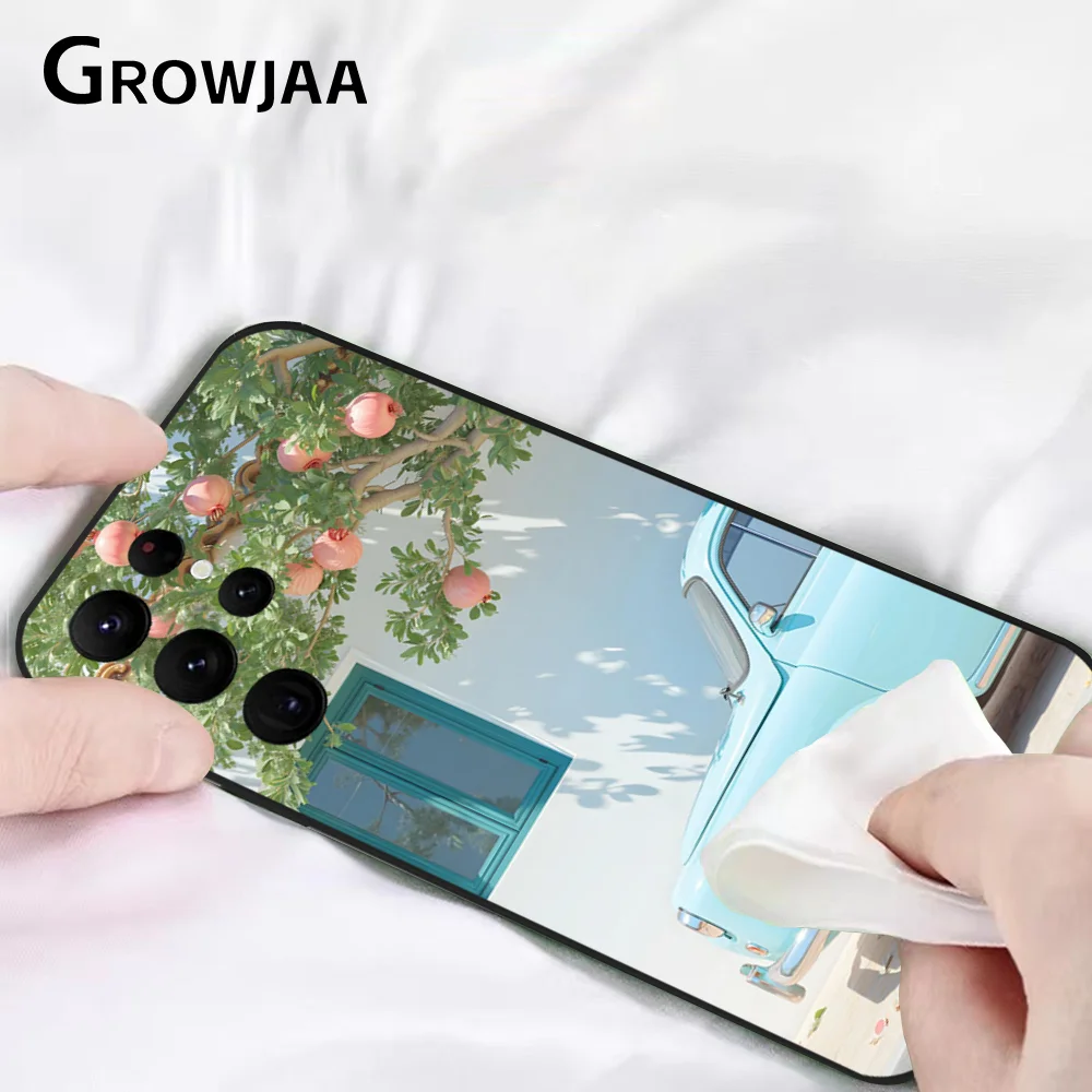 Винтажный автомобильный чехол для телефона A-AIGC Samsung Galaxy S24 Ultra S22 S23 S21 S20 5G защитный