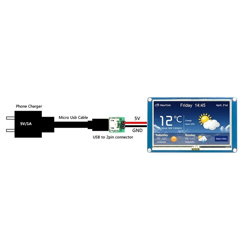 HMI ЖК сенсорный дисплей NX8048T070 7-дюймовый интерфейс человеческого оборудования