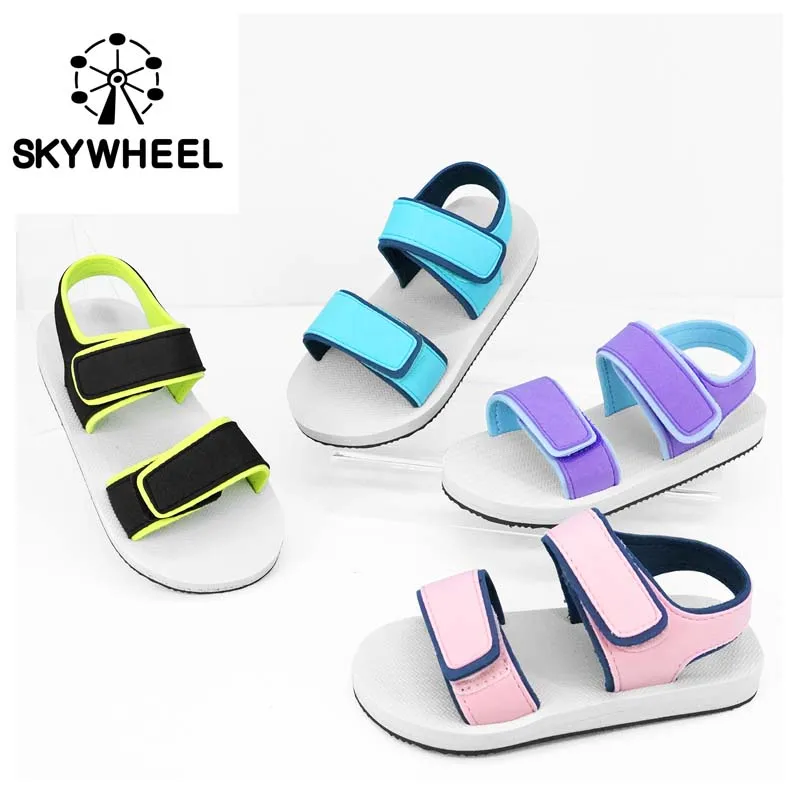 2022 Summer Sandals Girl Shoes Solid Color Net Cloth Breathable Boys Sneakers Kids Infant Sport Girls Sandals Macaron Color