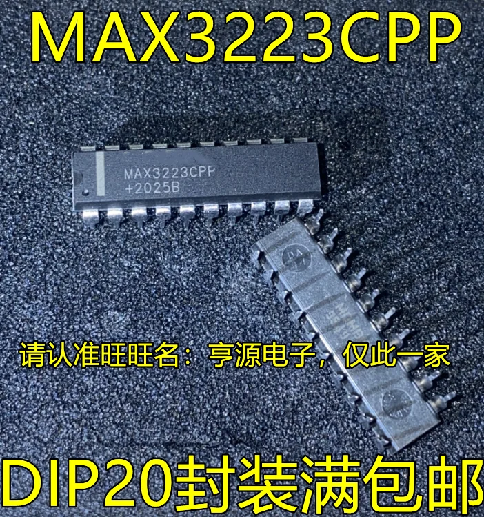 

10 шт. Оригинальный Новый MAX3223CPP DIP20 контактный разъем RS232 флэш-накопитель MAX3223