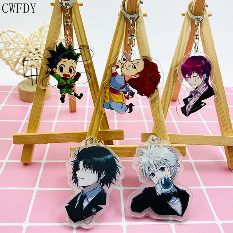 Аниме Hunter X брелок Hisoka Morow Killua Zoldyck Gon Kawaii акриловая фигурка подвеска - купить по