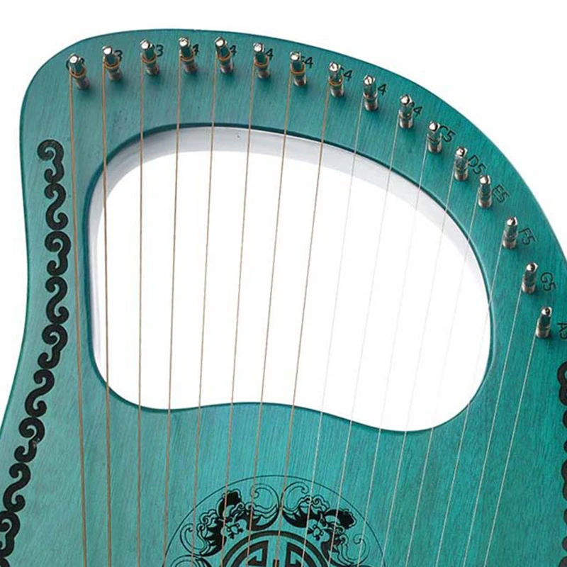 Design Women Harp Instrument 16 String Special Miniature String Instruments Lyre Harp Music Tool Intrumentos Musicais Music Gift enlarge