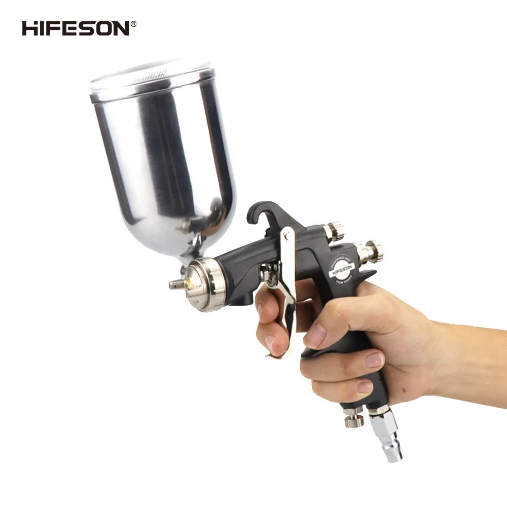 HIFESON Pneumatic Spray Gun Paint Sprayer Car Color Painter Mini Portable Easy to install For Home Use Tools