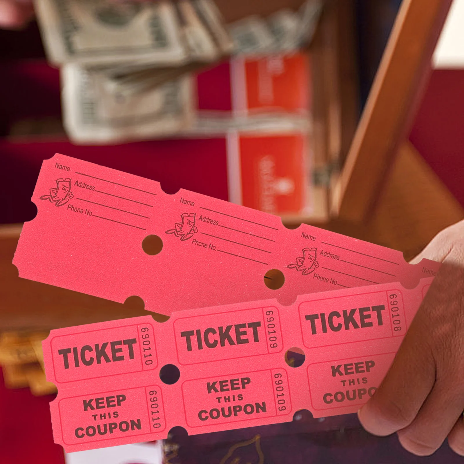 100 шт. лотерейные билеты лотерея для мероприятий универсальный аксессуар