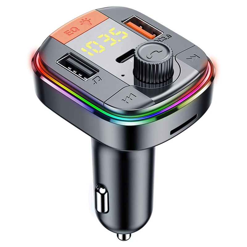 

Bluetooth Wireless Handsfree Car Kit MP3 Player QC3.0 USB Charger FM Transmitter