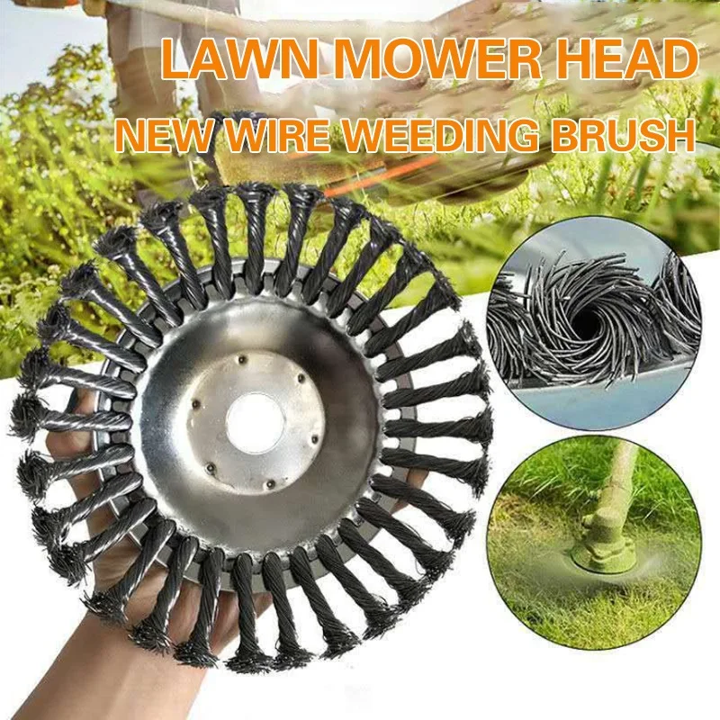Desbrozadora 6/8 Inches Steel Grasss Trimmer Head Brushcutter Wire Debroussailleuse Weed Blade for Garden Lawnmover Power Tool