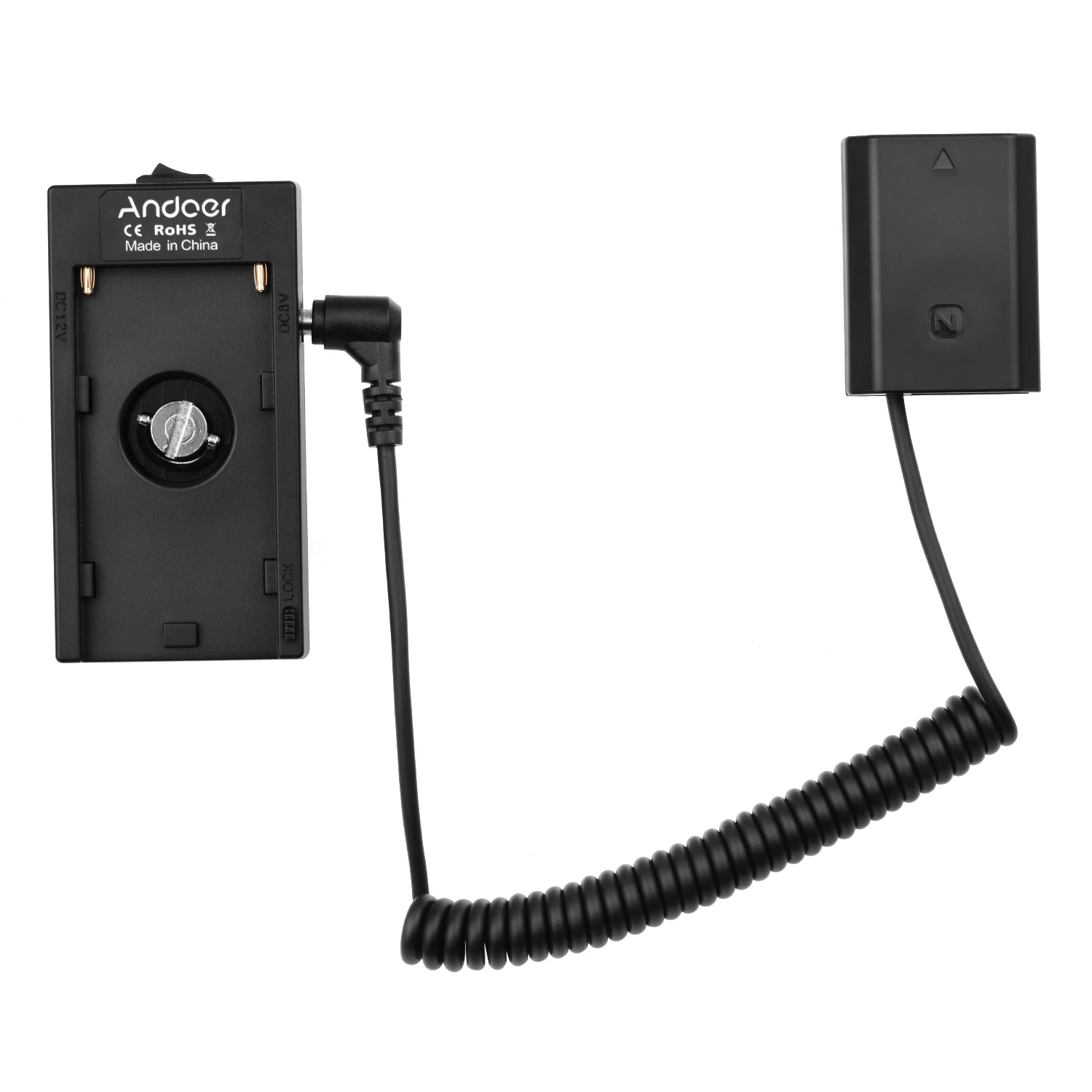 

Адаптер Andoer Φ F750 держатель для аккумулятора + муляж света FW50 для камер Sony A7/A7R/A7S/A7II/A7RII/A7SII/A6300