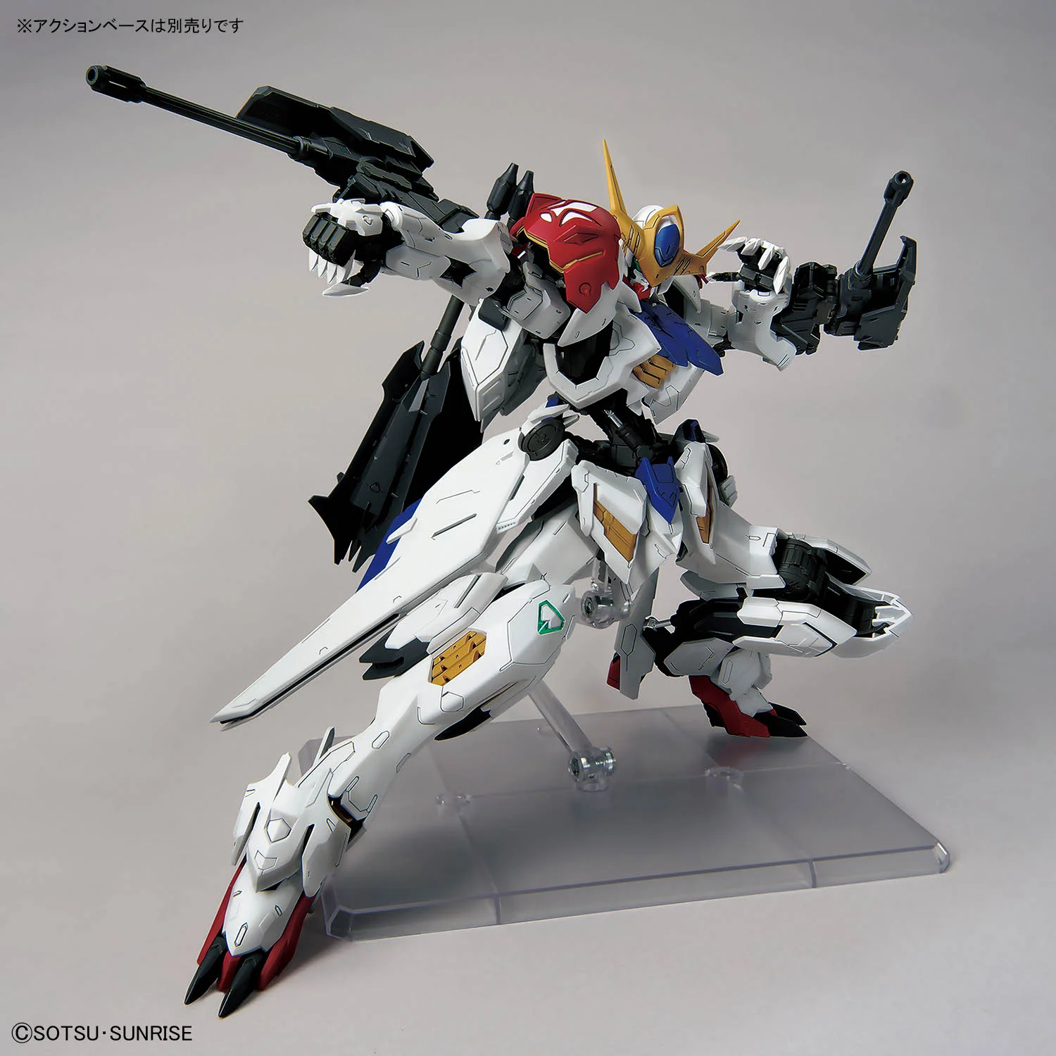 Фото Bandai Original MODELKIT MG 1/100 Gundam Barbatos Lupus Model Kit Аниме Экшн-истребитель в сборе Модель игрушки в подарок для ребенка №1