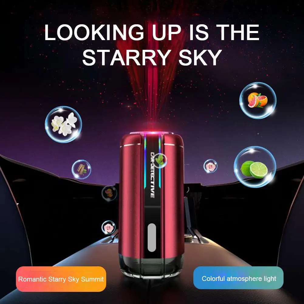 

1 Pcs Romantic Car Humidifier Aromatherapy Spray Car Colorful Home Lights Interior Aromatherapy Star Aromatherapy Machine S Z4Q0