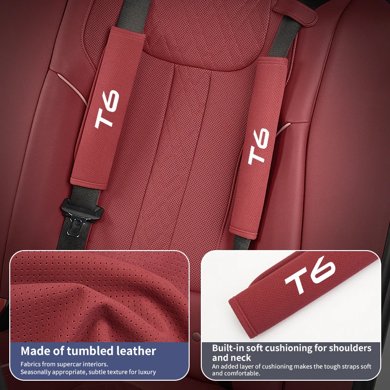 2 шт. салон автомобиля ремень безопасности плечевой чехол сиденье коврик для Volvo