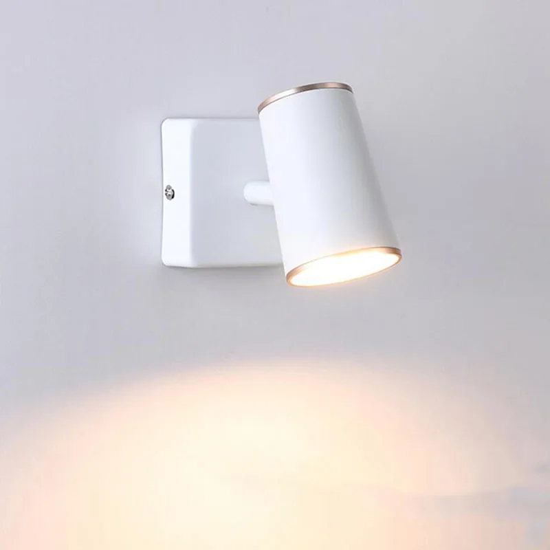 

7W Led Ceiling Wall Light Spot Lights Modern Style Folding Rotation Home Hotel Bedroom Bedside Living Room Reading Wall Lamp