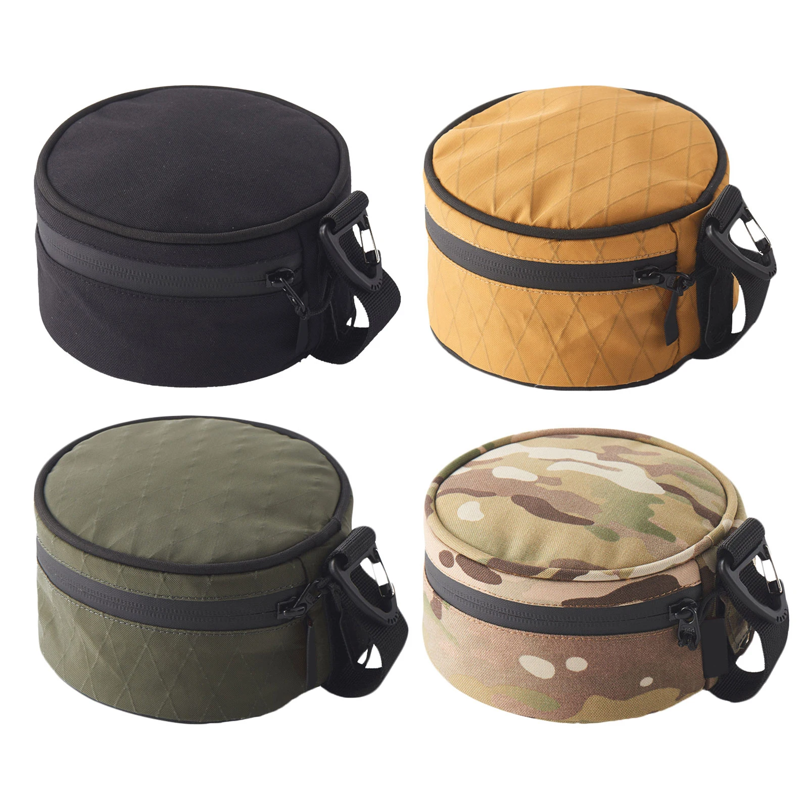 

Bowl Storage Bag Storage Bags With With Triangle Hooks Large Capacity Tableware Protection Bag Outdoor Camping Bowl Storage Bag