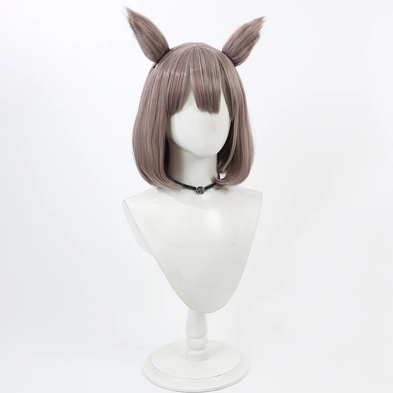 Парик для косплея IJN Suzutsuki короткий термостойкий синтетический ворс Хэллоуина