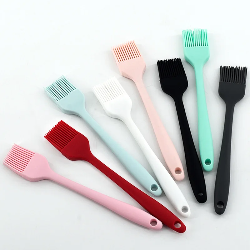 

1PC Silicone Barbeque Brush Cooking BBQ Heat Resistant Oil Brushes Kitchen Supplies Bar Cake Baking Tools Utensil Supplies
