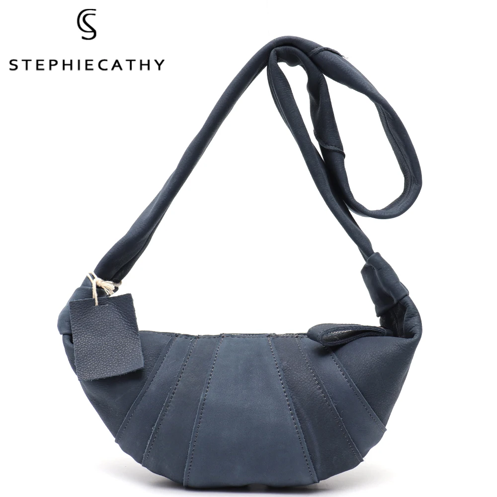 

SC Luxury Natural Genuine Leather Shoulder Bags Women Casual Soft Matte Cowhide Patchwork Hobo Vintage Crossbody Handbags Purses