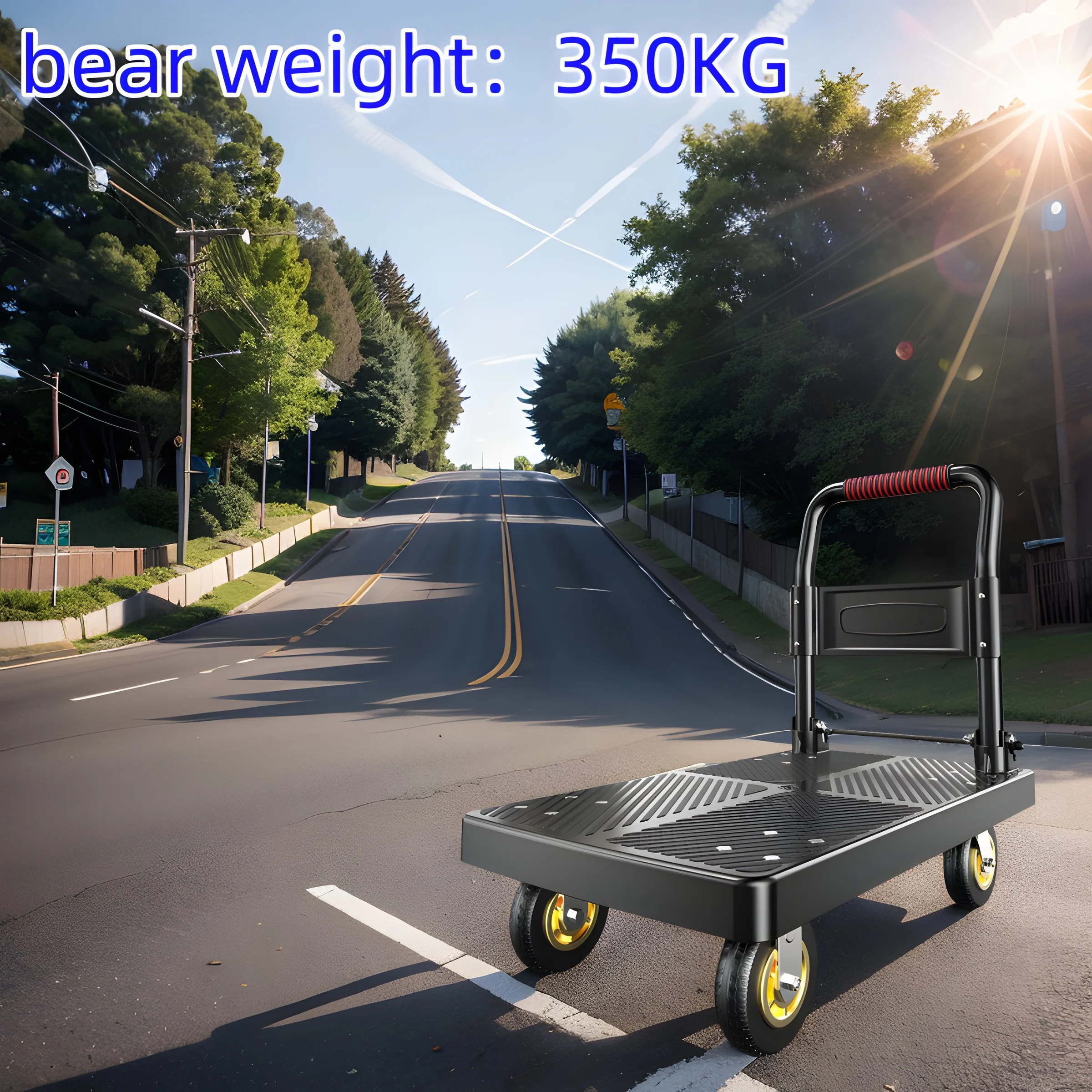 Ручные тележки маленькая тележка для обработки универсальное колесо